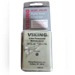 Viking DVA-LPA Phone Line Powered Digital Announcer